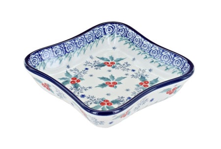 Ceramika Artystyczna December Joy Petite Bowl/Dish — Polish Pottery