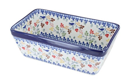 Ceramika Artystyczna Autumn Grove Loaf Baker — Polish Pottery