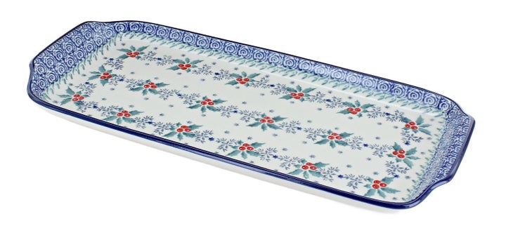 Ceramika Artystyczna December Joy Small Serving Piece — Polish Pottery
