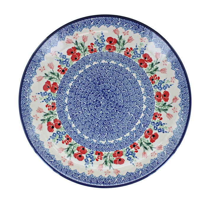 Ceramika Artystyczna Dreaming of Poppies Dining Plates & Bowls — Polish Pottery