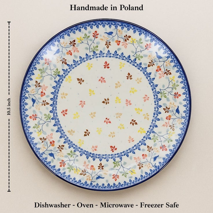 Detail image of Ceramika Artystyczna Autumn Grove Dining Plates & Bowls — Polish Pottery