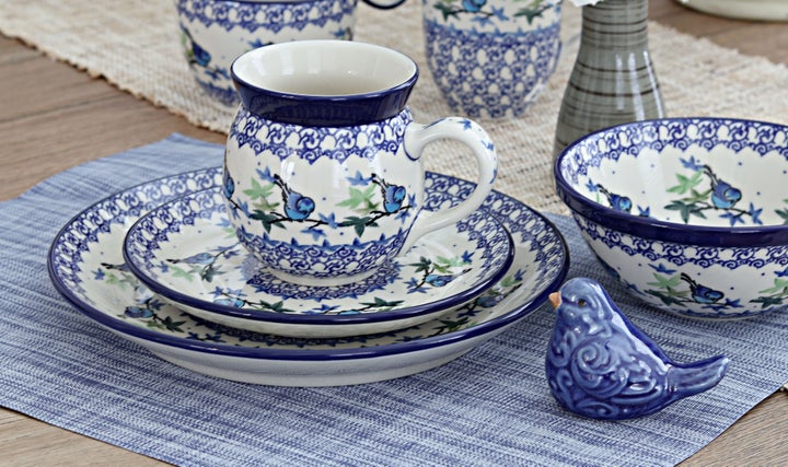 Ceramika Artystyczna Mockingbird Dining Plates & Bowls — Polish Pottery
