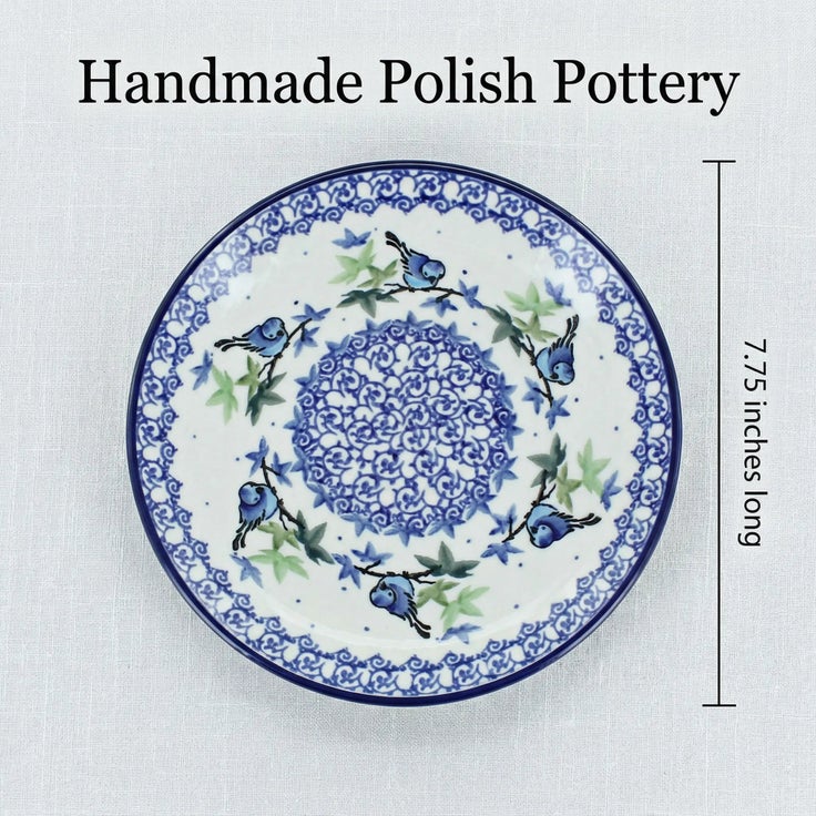 Detail image of Ceramika Artystyczna Mockingbird Dining Plates & Bowls — Polish Pottery