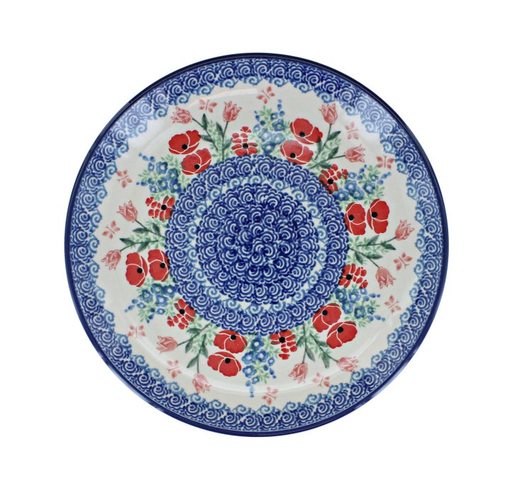 Detail image of Ceramika Artystyczna Dreaming of Poppies Dining Plates & Bowls — Polish Pottery