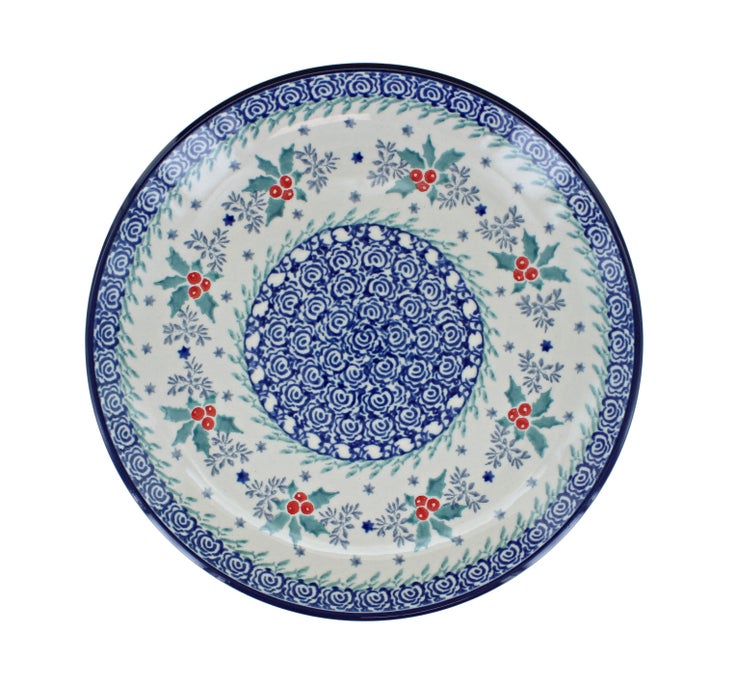Detail image of Ceramika Artystyczna December Joy Dining Plates & Bowls — Polish Pottery