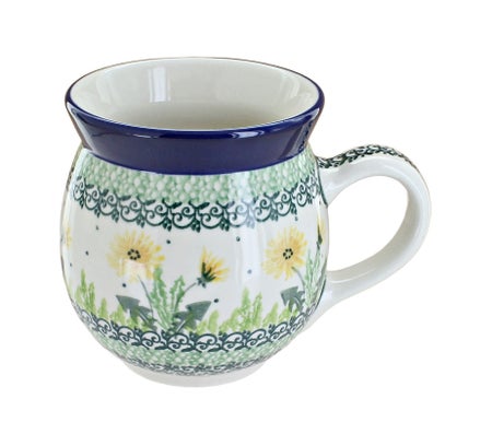Ceramika Artystyczna Dandelion Mug — Polish Pottery