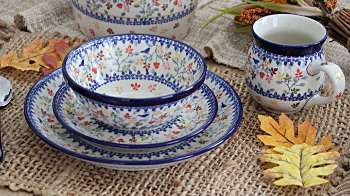 Ceramika Artystyczna Autumn Grove Mug — Polish Pottery