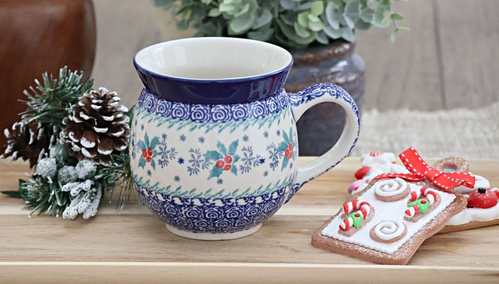 Ceramika Artystyczna December Joy Mug — Polish Pottery