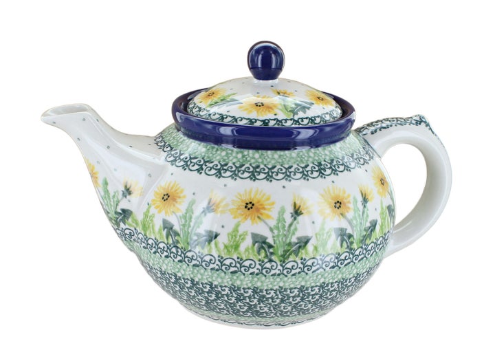 Ceramika Artystyczna Dandelion Teapot — Polish Pottery