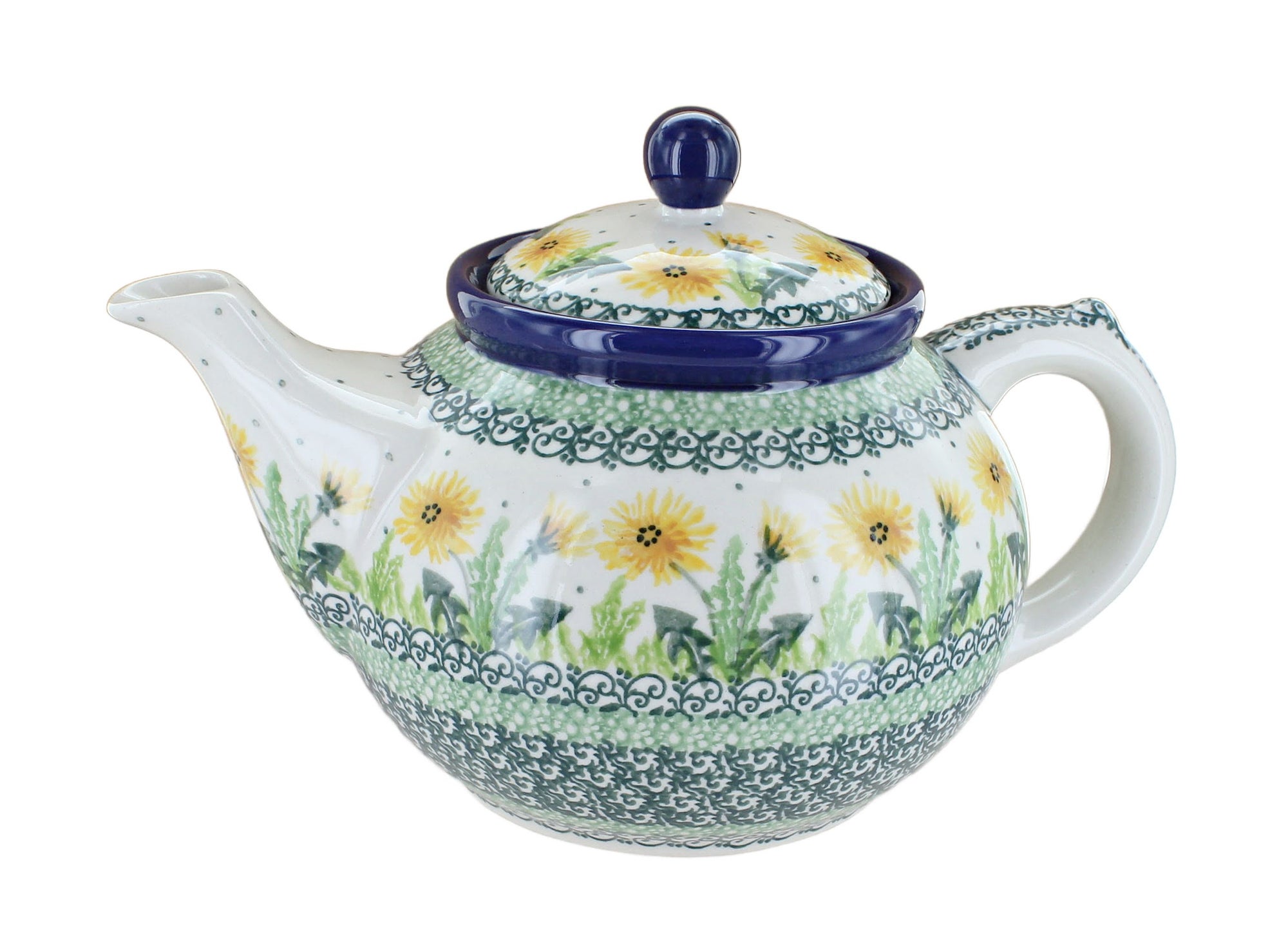 Ceramika Artystyczna Dandelion Teapot — Polish Pottery