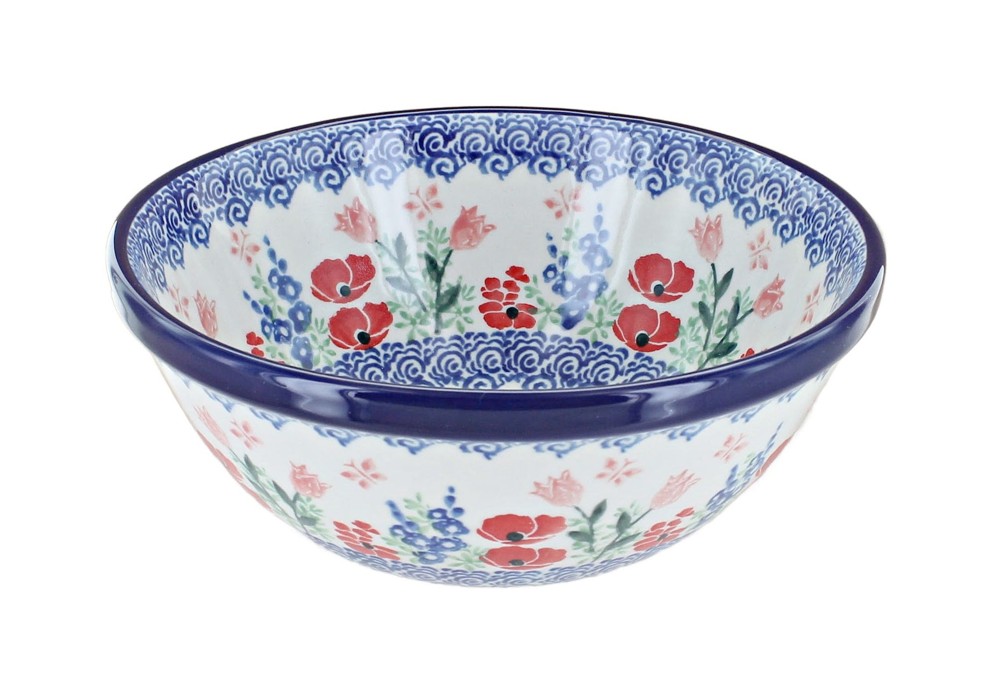 Ceramika Artystyczna Dreaming of Poppies Dining Plates & Bowls — Polish Pottery