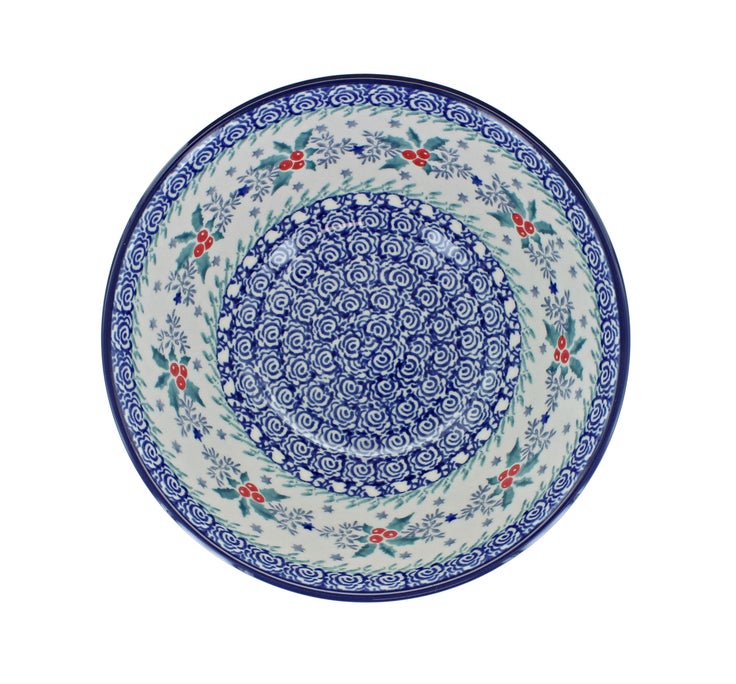 Detail image of Ceramika Artystyczna December Joy Dining Plates & Bowls — Polish Pottery