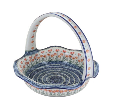 Ceramika Artystyczna Peach Posy Décor — Polish Pottery