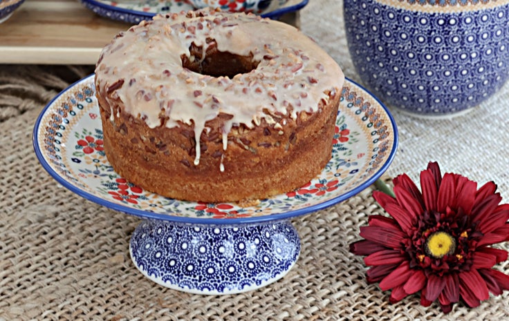 Detail image of Manufaktura Red Daisy Countertop Accessories — Polish Pottery