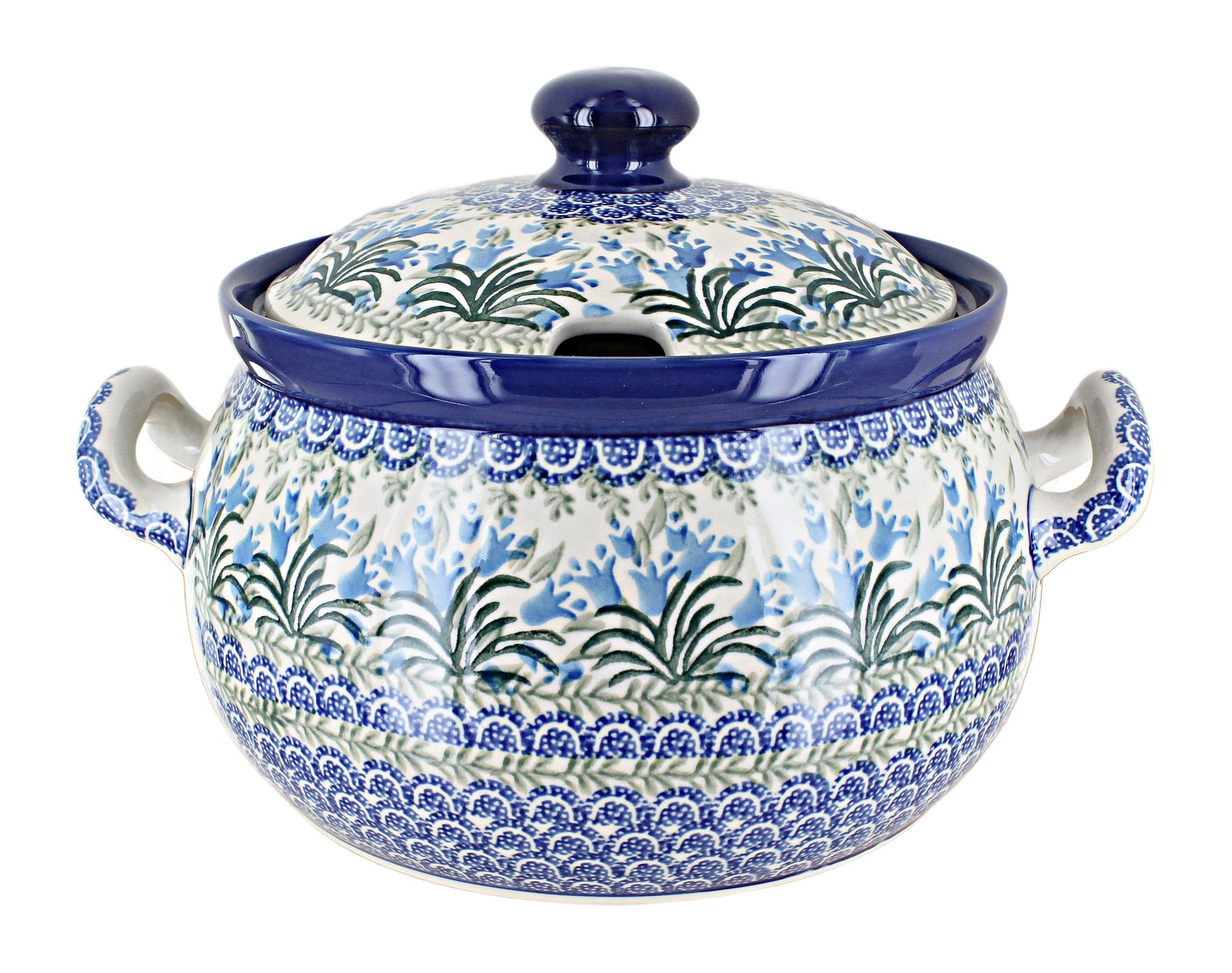 Ceramika Artystyczna Tulip Bouquet Large Serving Piece — Polish Pottery