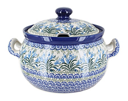 Ceramika Artystyczna Tulip Bouquet Large Serving Piece — Polish Pottery