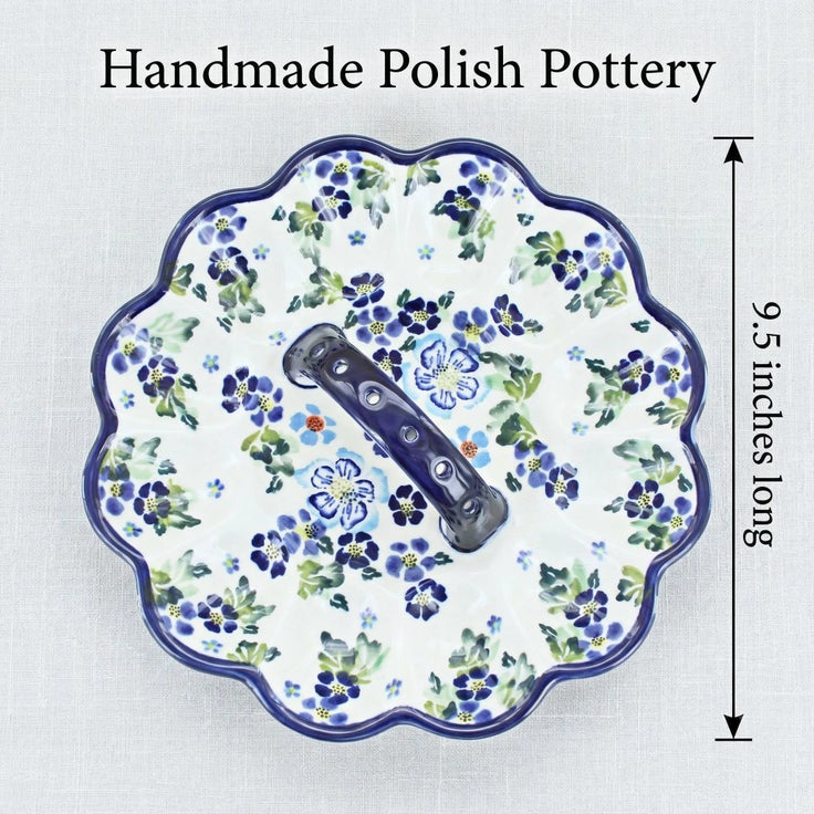 Detail image of Zaklady Vintage Violet Dining Accessories — Polish Pottery