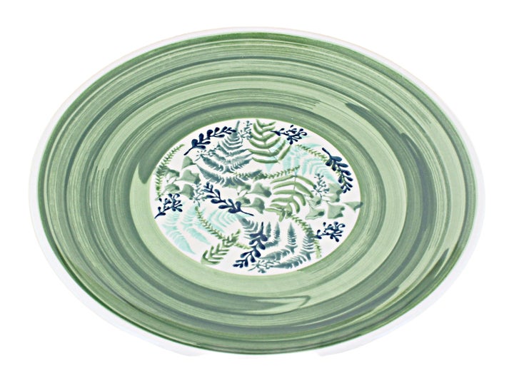 Manufaktura Floating Fern Dining Plates & Bowls — Polish Pottery