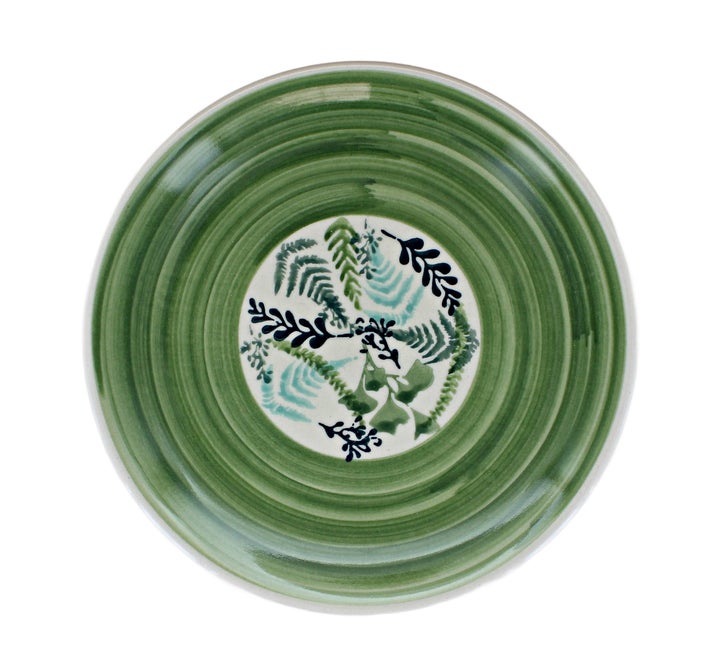 Manufaktura Floating Fern Dining Plates & Bowls — Polish Pottery