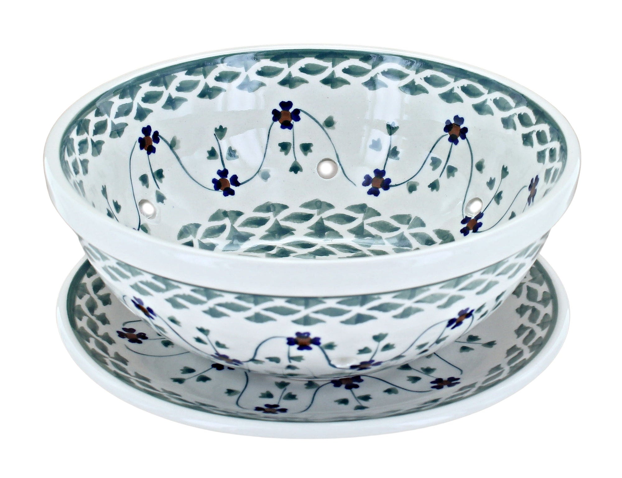 Manufaktura Sage Floral Countertop Accessories — Polish Pottery