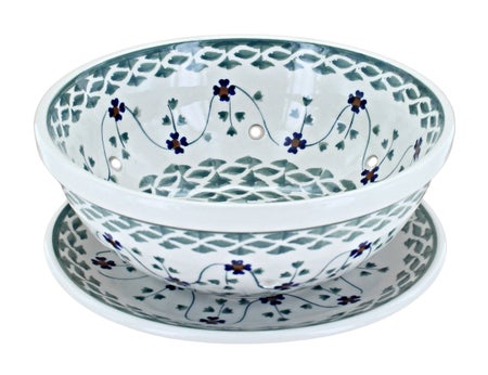 Manufaktura Sage Floral Countertop Accessories — Polish Pottery