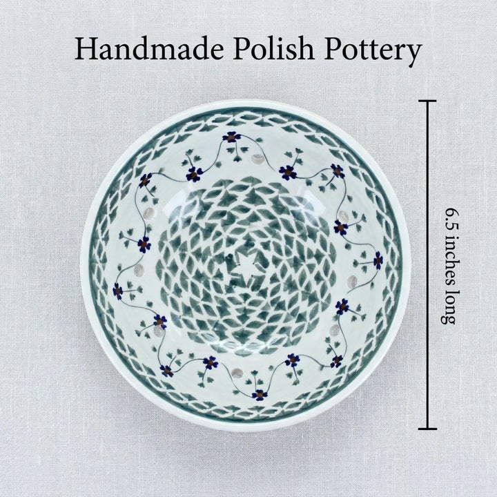 Manufaktura Sage Floral Countertop Accessories — Polish Pottery