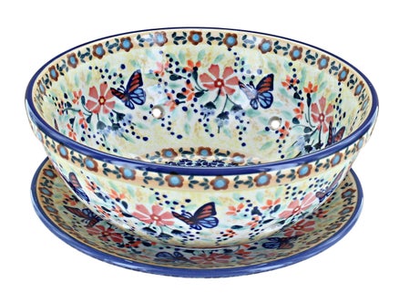 Manufaktura Blue Butterfly Countertop Accessories — Polish Pottery