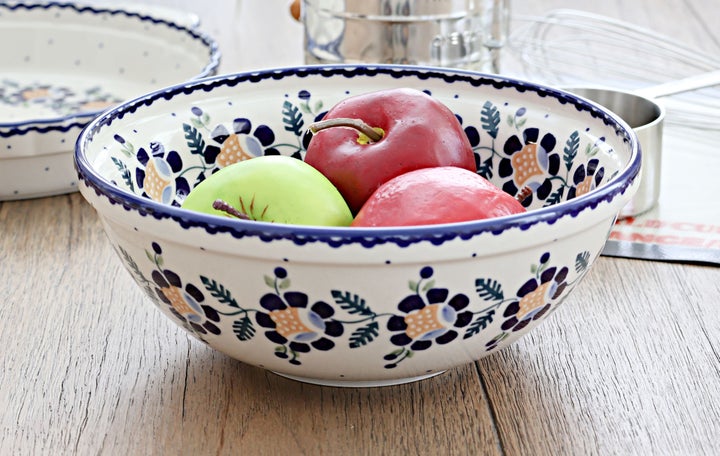 Manufaktura Sunflower Large Serving Piece — Polish Pottery