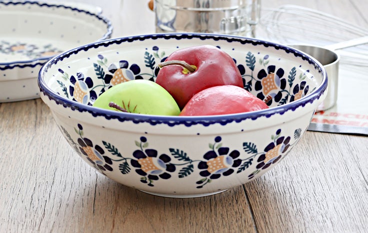 Detail image of Manufaktura Sunflower Large Serving Piece — Polish Pottery