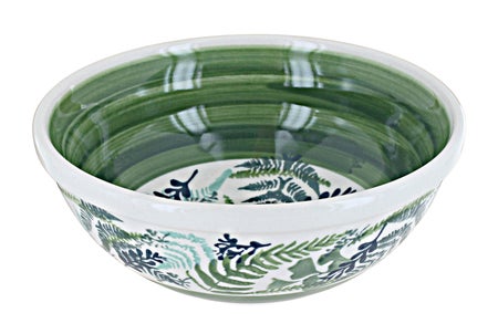 Manufaktura Floating Fern Dining Plates & Bowls — Polish Pottery