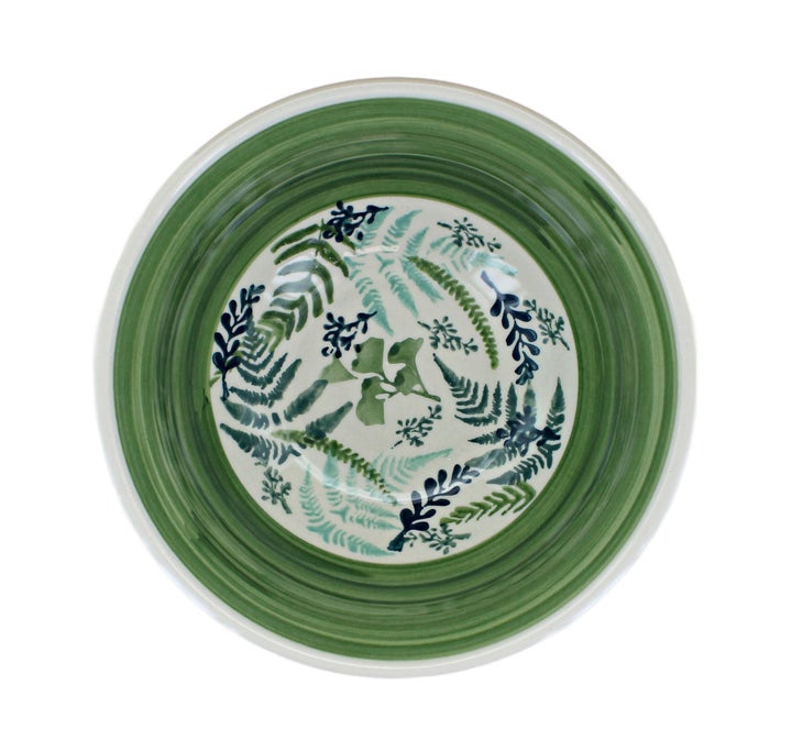 Manufaktura Floating Fern Dining Plates & Bowls — Polish Pottery