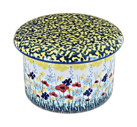 Manufaktura Prairie Garden Butter Dish — Polish Pottery