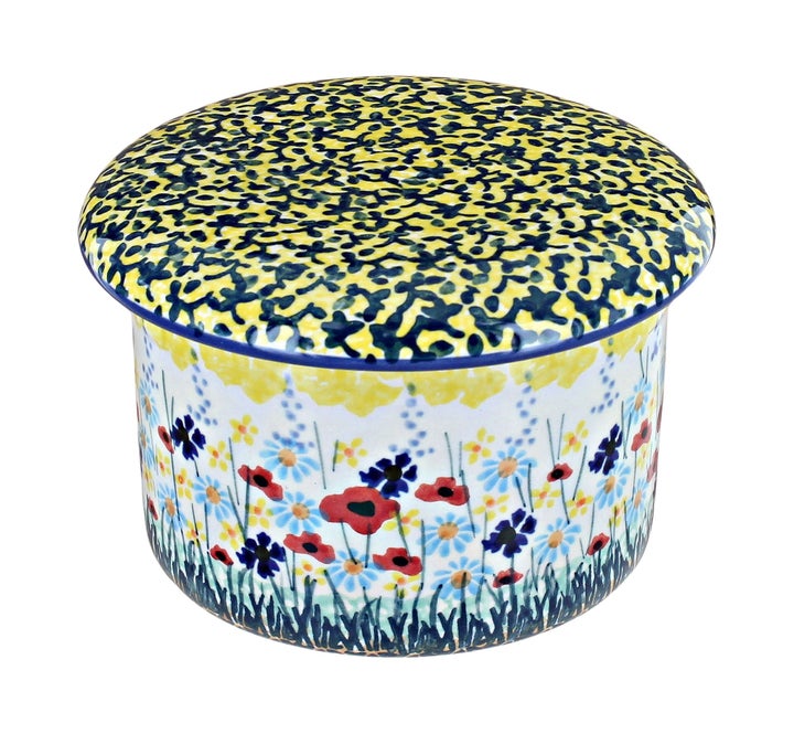 Manufaktura Prairie Garden Butter Dish — Polish Pottery