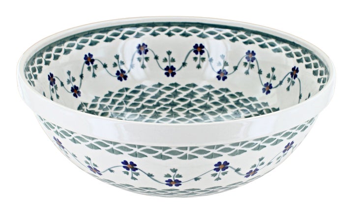Manufaktura Sage Floral Large Serving Piece — Polish Pottery