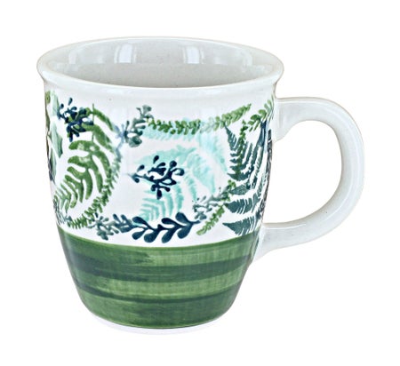 Manufaktura Floating Fern Mug — Polish Pottery