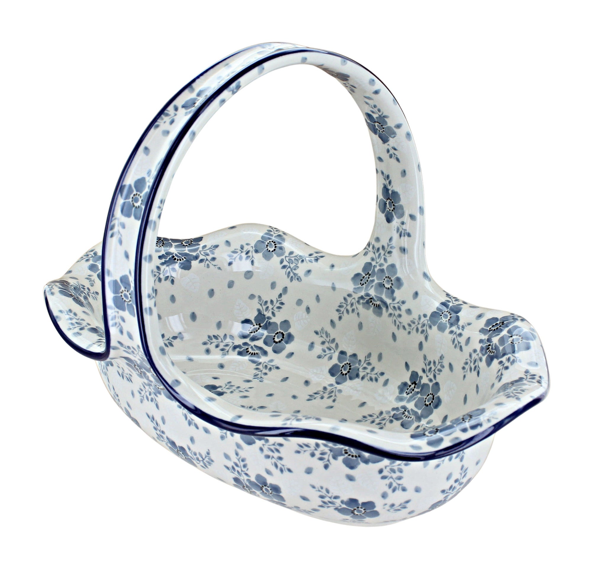 Ceramika Artystyczna Blue Fleur Décor — Polish Pottery