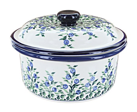 Zaklady Porcelain Vine Medium Bakeware — Polish Pottery