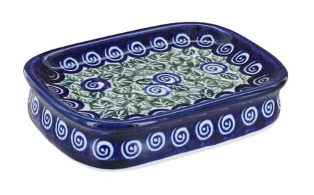 Zaklady Seaside Swirl Bathroom Accessories — Polish Pottery
