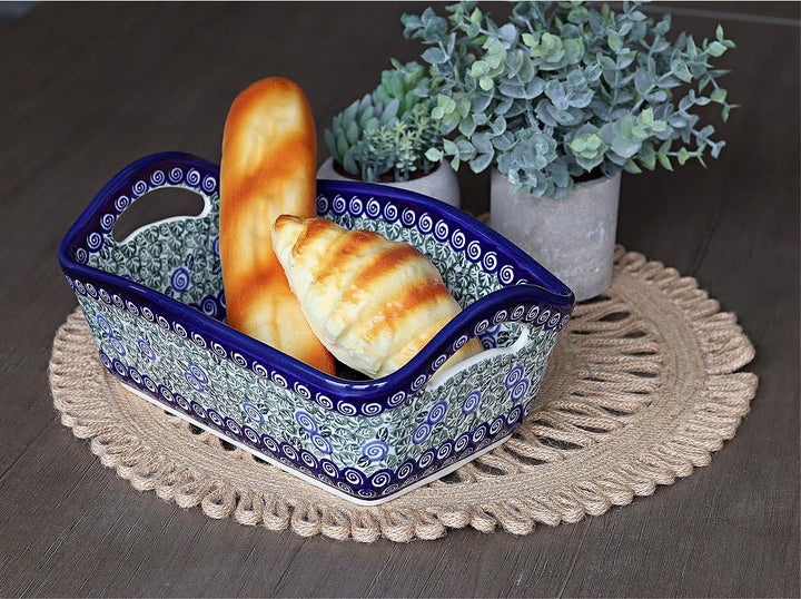 Zaklady Seaside Swirl Décor — Polish Pottery
