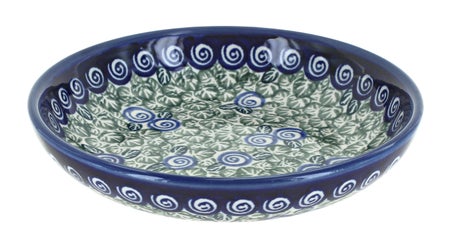 Zaklady Seaside Swirl Small Serving Piece — Polish Pottery