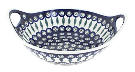 Zaklady Peacock Medium Serving Piece — Polish Pottery