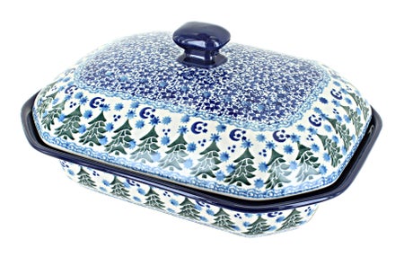 Ceramika Artystyczna Evergreen Magic Medium Bakeware — Polish Pottery