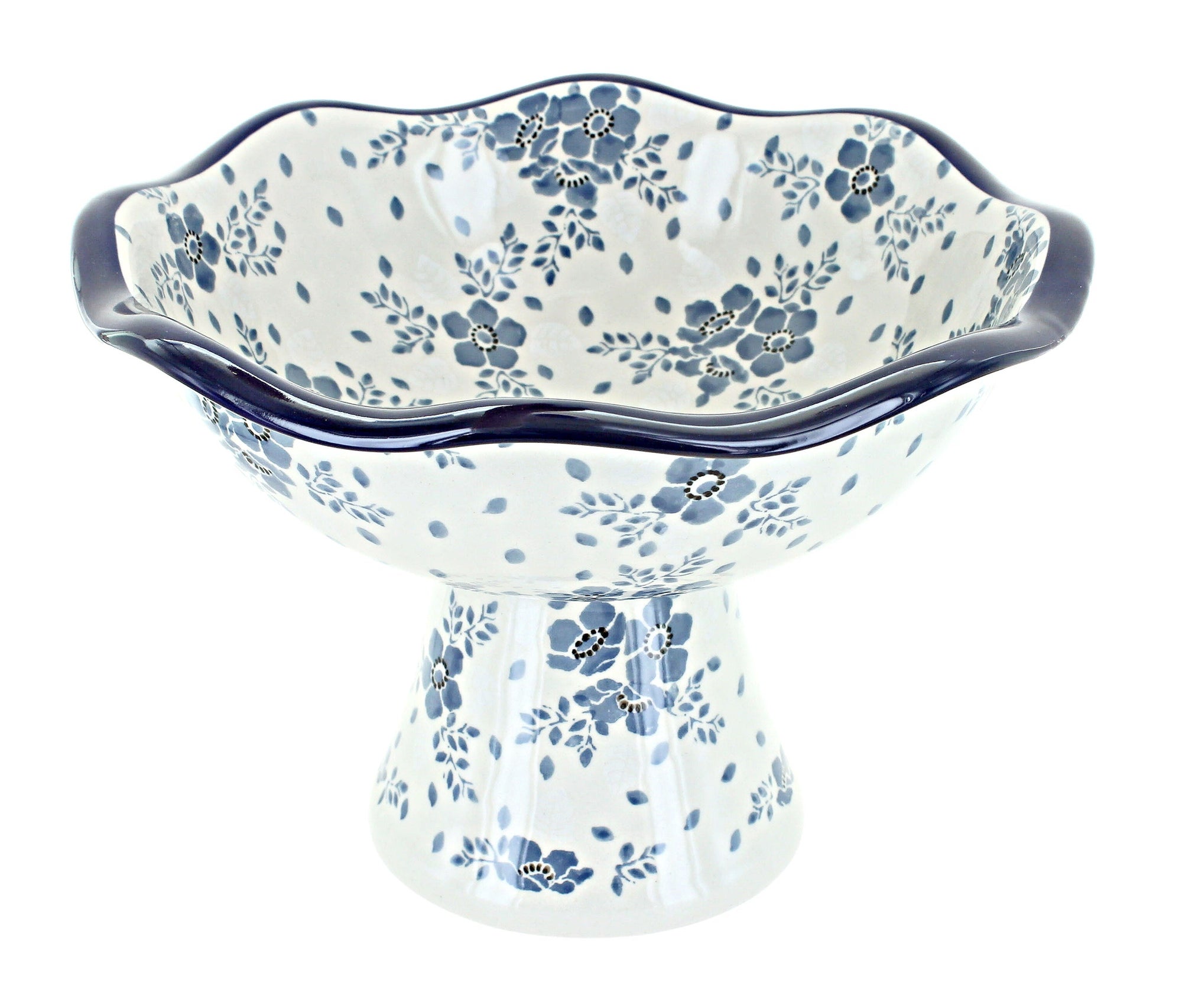 Ceramika Artystyczna Blue Fleur Décor — Polish Pottery