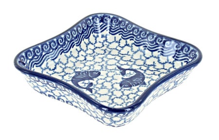 Ceramika Artystyczna Mosaic Beach Petite Bowl/Dish — Polish Pottery