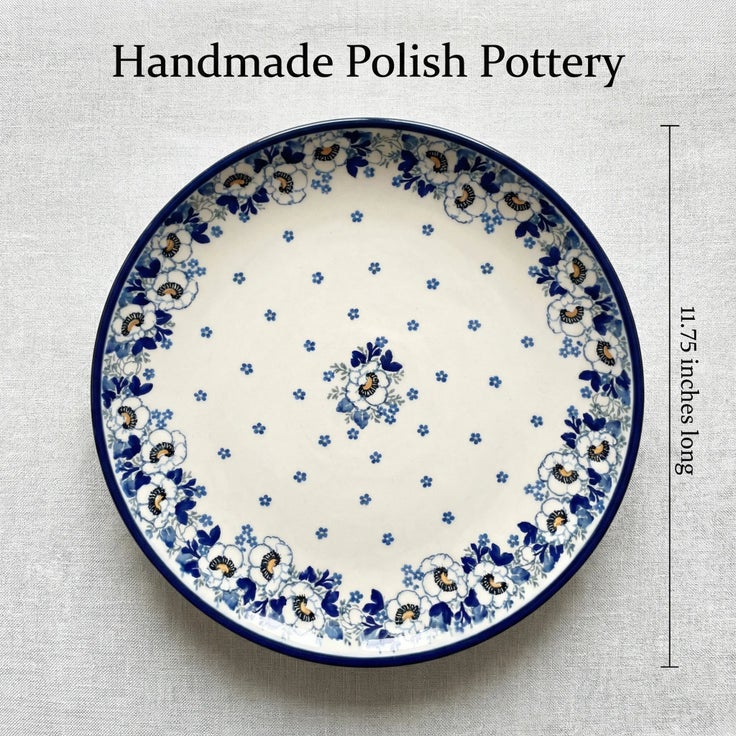 Detail image of Ceramika Artystyczna Georgia Blue Countertop Accessories — Polish Pottery