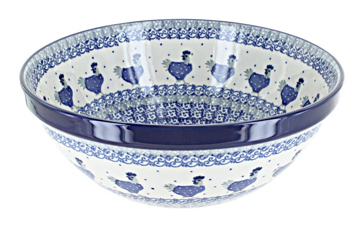 Ceramika Artystyczna Barnyard Rooster Medium Serving Piece — Polish Pottery