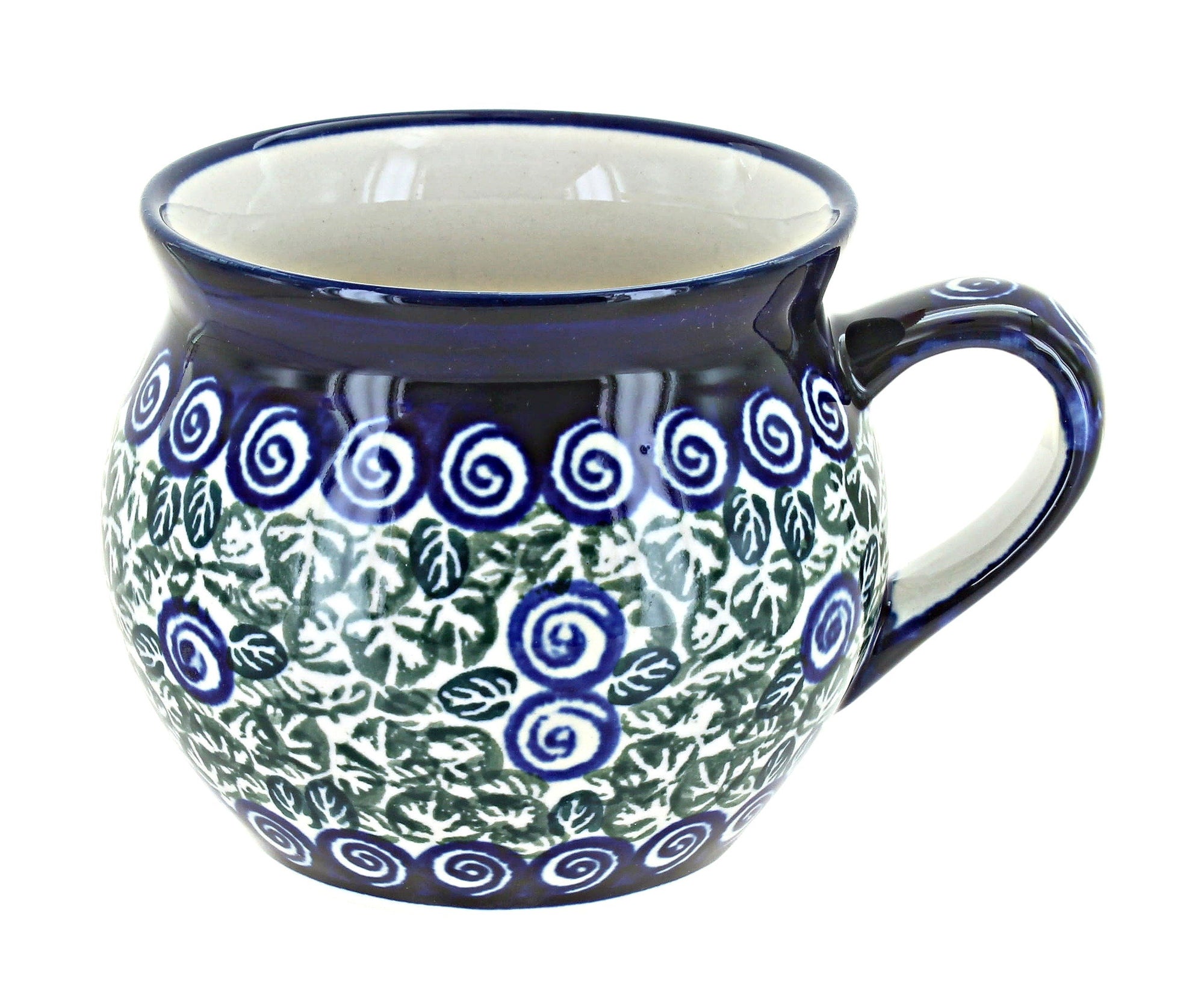 Zaklady Seaside Swirl Mug — Polish Pottery