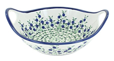 Zaklady Porcelain Vine Small Serving Piece — Polish Pottery