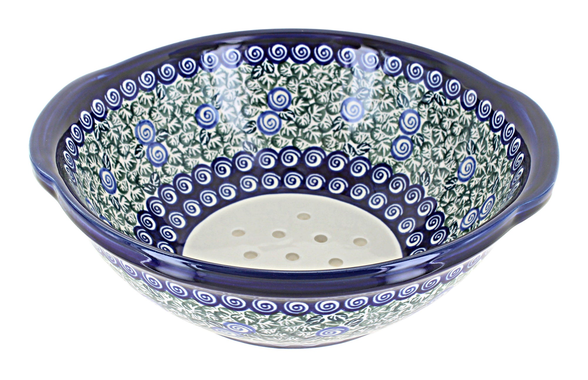 Zaklady Seaside Swirl Countertop Accessories — Polish Pottery