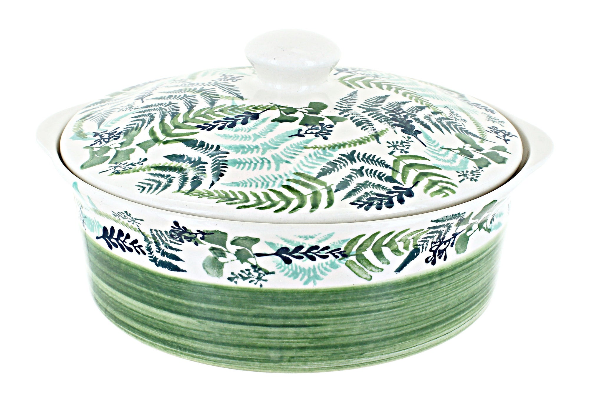 Manufaktura Floating Fern Large Bakeware — Polish Pottery